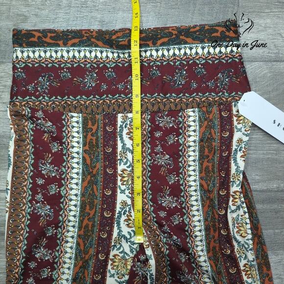 Shosho High Waist Soft Flare Casual Pants Size L - Picture 4 of 6